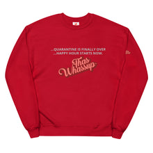 Load image into Gallery viewer, Unisex fleece sweatshirt - Happy hour starts now