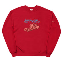 Load image into Gallery viewer, Unisex fleece sweatshirt - Food For The Soul
