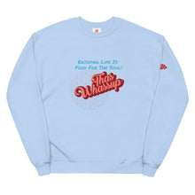 Load image into Gallery viewer, Unisex fleece sweatshirt - Food For The Soul