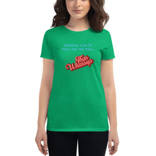 Load image into Gallery viewer, Women's short sleeve t-shirt - Food for the soul