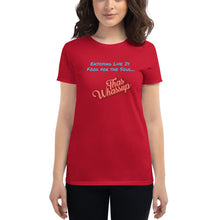 Load image into Gallery viewer, Women's short sleeve t-shirt - Food for the soul