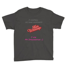 Load image into Gallery viewer, Youth Short Sleeve T-Shirt - I Use My Imagination