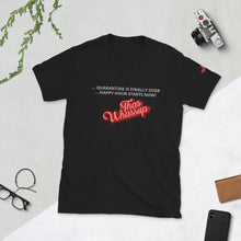 Load image into Gallery viewer, Short-Sleeve Unisex T-Shirt - Happy hour starts now
