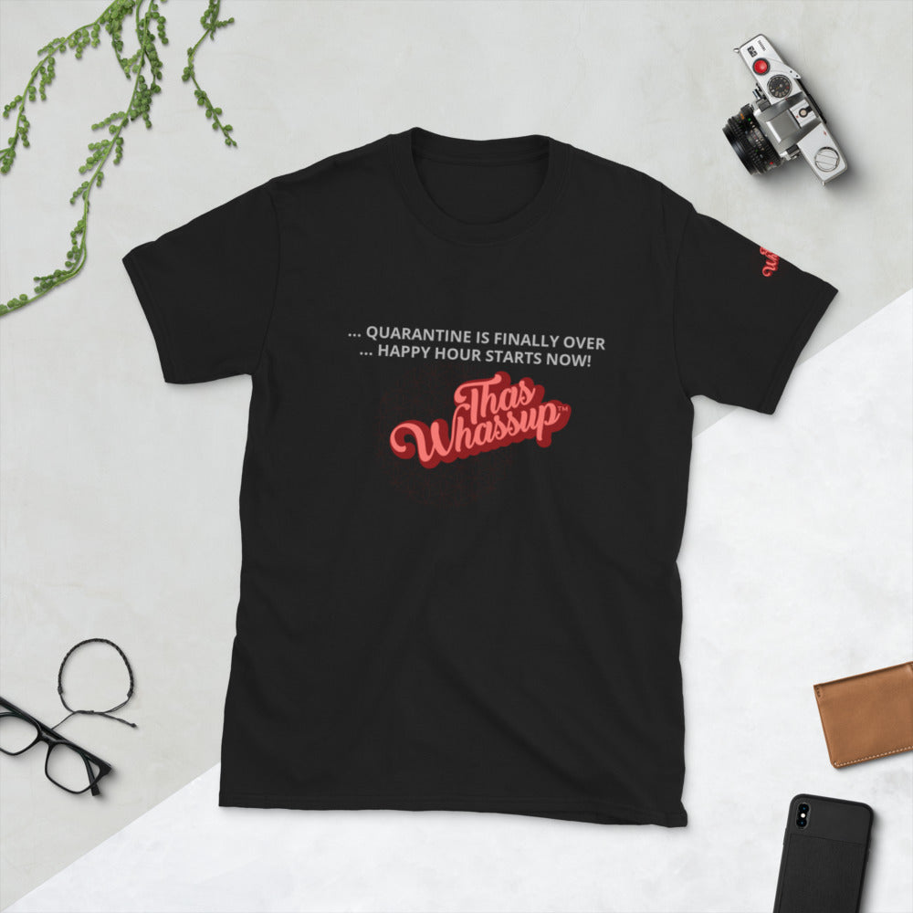 Short-Sleeve Unisex T-Shirt - Happy hour starts now