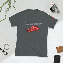 Load image into Gallery viewer, Short-Sleeve Unisex T-Shirt - Happy hour starts now
