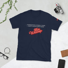 Load image into Gallery viewer, Short-Sleeve Unisex T-Shirt - Happy hour starts now
