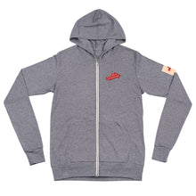 Load image into Gallery viewer, Unisex zip hoodie - Happy hour starts now
